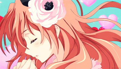 Golden time anime gif
