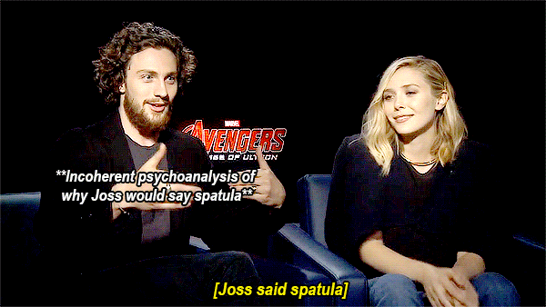 ron Taylor Johnson Joss Whedon Avengers Cast Gif Find On Gifer