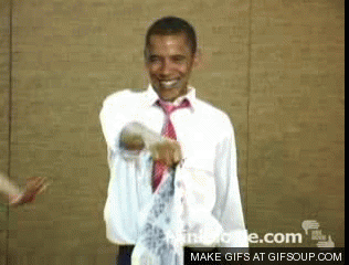 GIF dancing man obama - animated GIF on GIFER