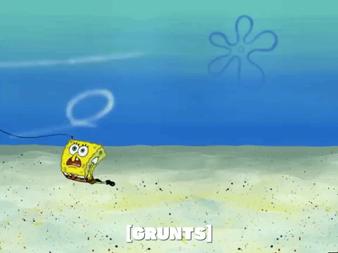 spongebob water gif
