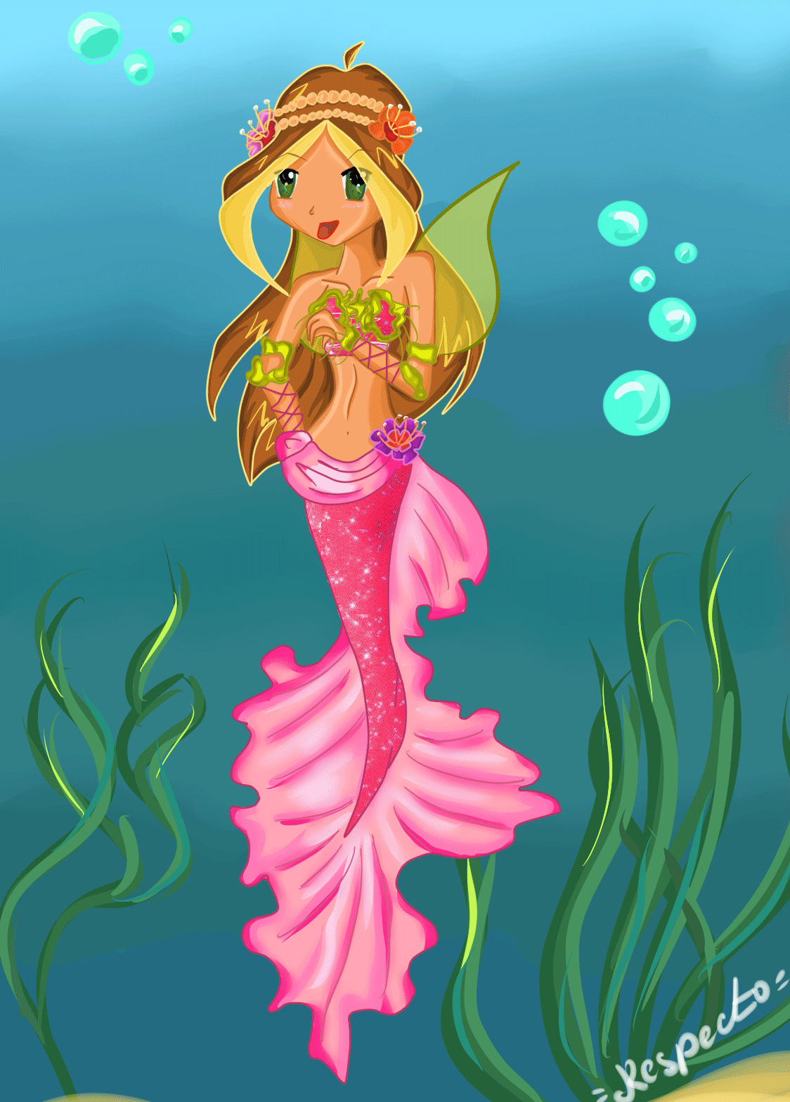mermaid animated gif