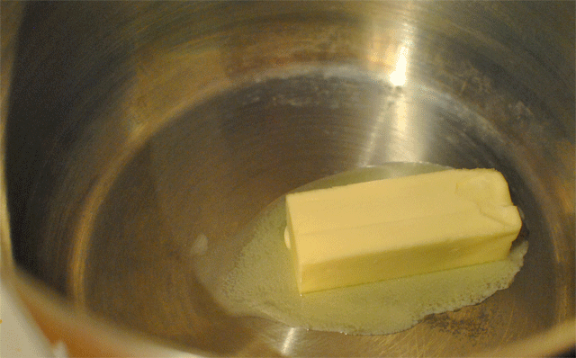 Масло быстро тает