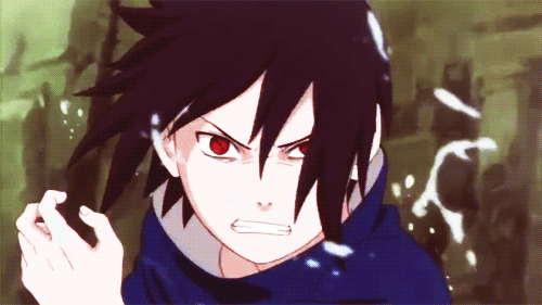 Sasuke Uchiha, sasuke , uchiha , anime , boy , sharingan - GIF