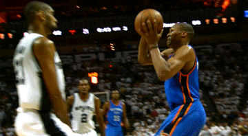 russell westbrook mad gif