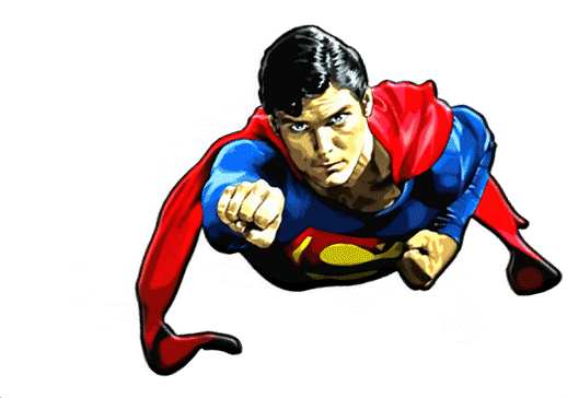 Funny Gifs : superman GIF 