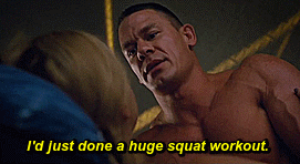 GIF john cena amy schumer trainwreck - animated GIF on GIFER