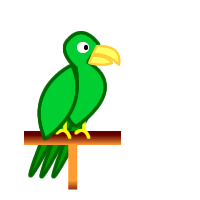 Resultado de imagem para parrot speaks animated gifs