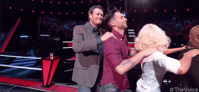 This is like middle school tv anybody else see blake whisper in adams ear GIF - Find on GIFER