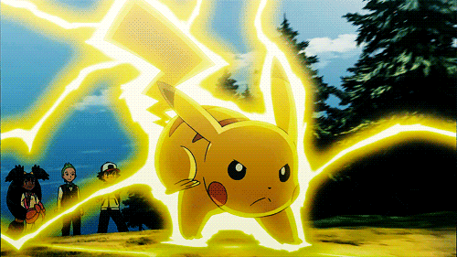 Attacks pokemon pikachu GIF - Find on GIFER