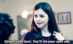 Image result for elevens the best clara oswald gif