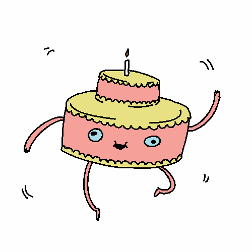 birthday cake cartoon gif - Clip Art Library