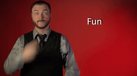 Sign with robert fun sign language GIF - Find on GIFER