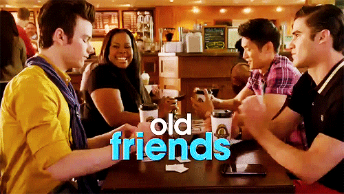 Klaine Oh Oehoeh Oeo Old Friends Gif Find On Gifer