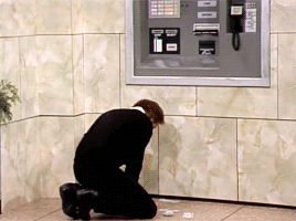The money machine have a nice day threes company GIF.