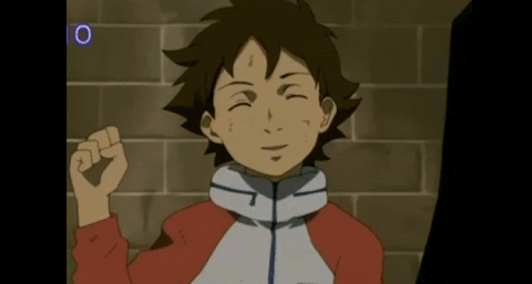Anime fist pump gif