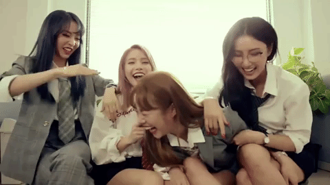 Mamamoo kpop laughing GIF on GIFER - by Balladred