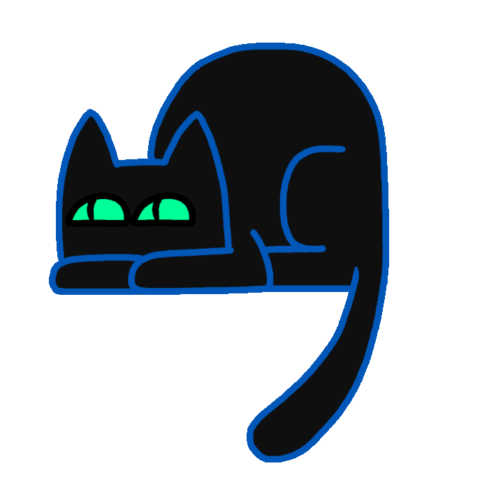 Halloween black cat transparent GIF Find on GIFER
