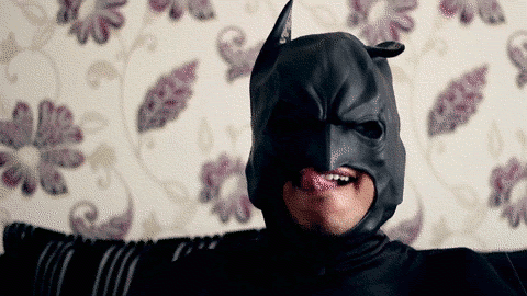 Batman tongue GIF - Find on GIFER