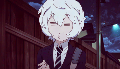 Anime wtf face gif