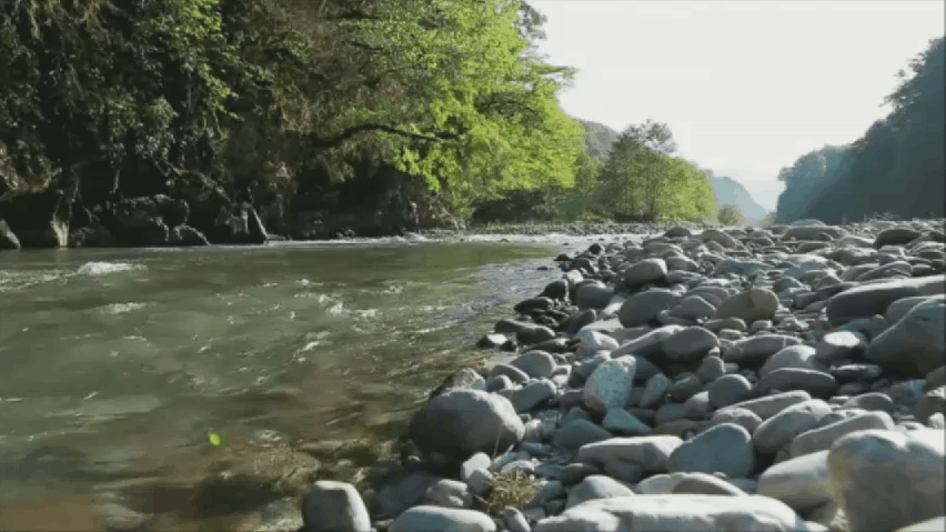 Анимированная река. Горная река анимация. Река гифка. В течении реки.