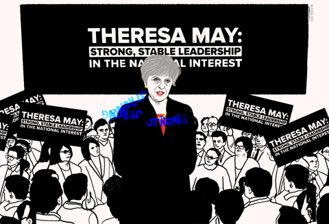 GIF theresa may illustration conservative - animated GIF on GIFER - by ...