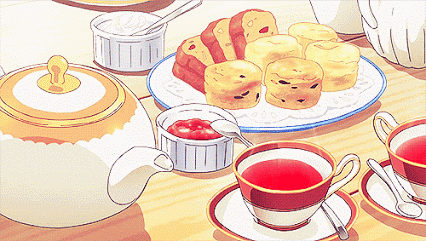 GIF tea anime anime food  animated GIF on GIFER