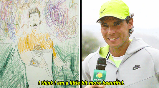 Rafael nadal by gerching but no ones done it yet so GIF - Find on GIFER