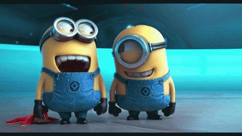 Laughing minions riendo GIF - Find on GIFER