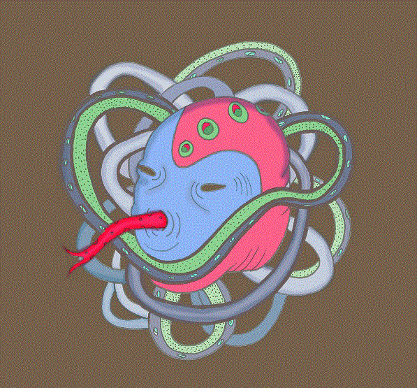 Art trippy psychedelic GIF Find on GIFER