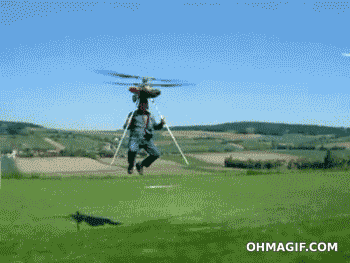 GIF tv funny personal helicopter - animated GIF on GIFER