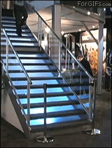 Falling down stairs GIFs - Get the best gif on GIFER