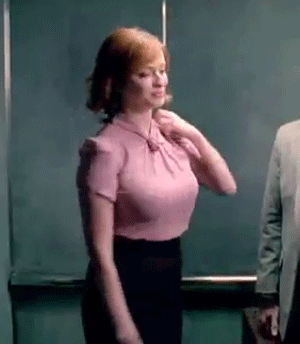GIF christina hendricks - animated GIF on GIFER