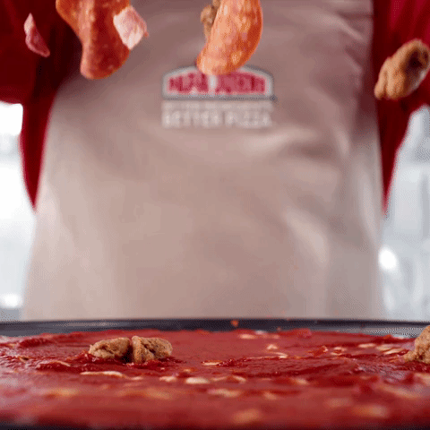 Animated GIF kitchen, papa johns, meal prep, share or download. 