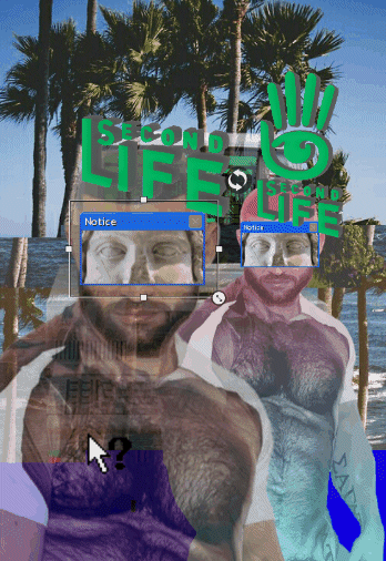 Animated GIF vaporwave, second life, gay, share or download. philip keys, n...