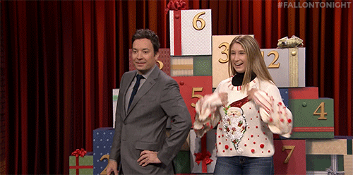 Christmas sweater ugly christmas sweater the tonight show with jjimmy  fallon GIF - Find on GIFER