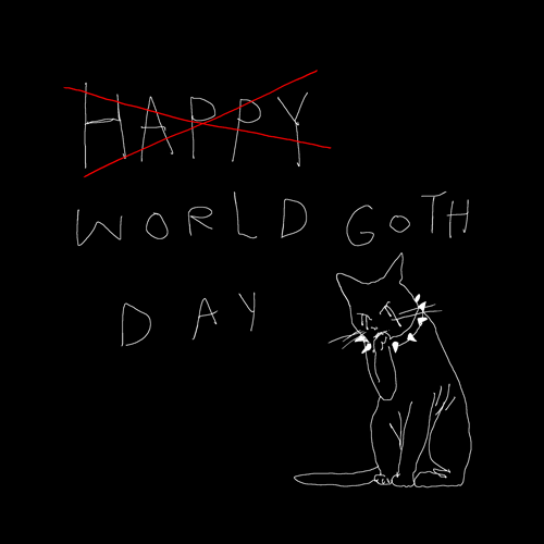 World Goth Day Cat Sadness Gif Find On Gifer