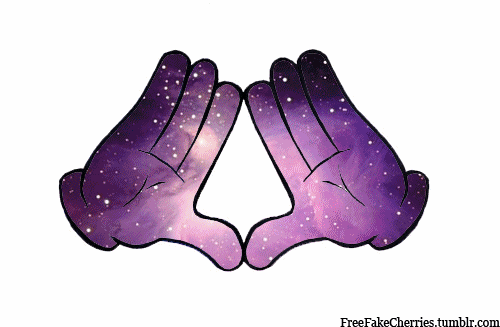 Mickey Mouse Hands Galaxy Tumblr