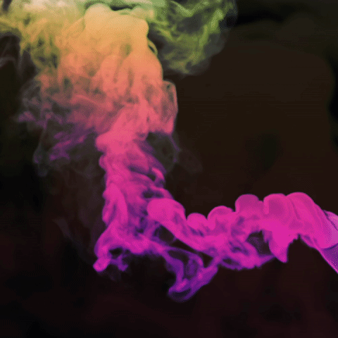 colorful smoke tumblr gif