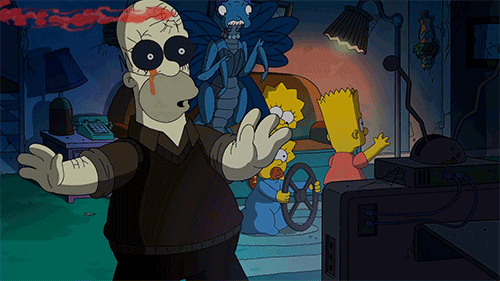 halloween simpsons couch