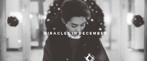 baekhyun miracles in december gif