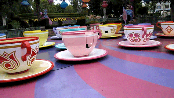Image result for disney tea cups.gif
