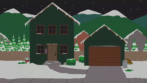 GIF night house home - animated GIF on GIFER