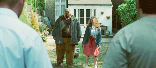 GIF shaun of the dead zombies funny - animated GIF on GIFER