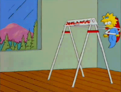 You Only Move Twice Maggie Simpsons Gif Find On Gifer
