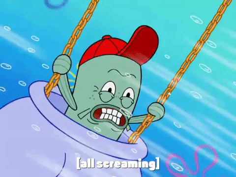 Spongebob Meme Fish Funny Scream Sensitive GIF