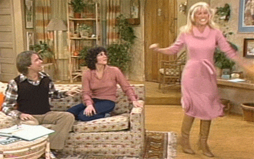 GIF threes company - animated GIF on GIFER