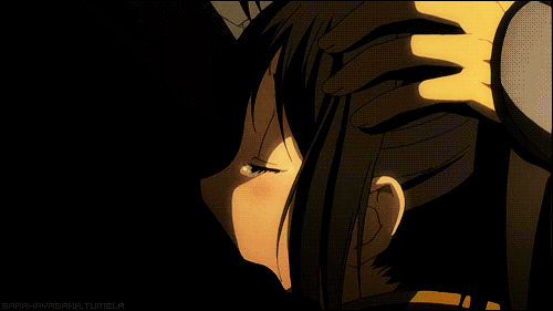 Anime kissing gifs