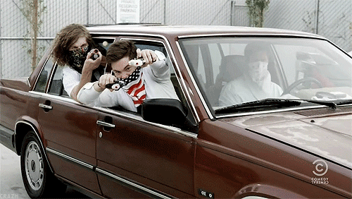 Workaholics shooting adam demamp GIF on GIFER - by Grilen