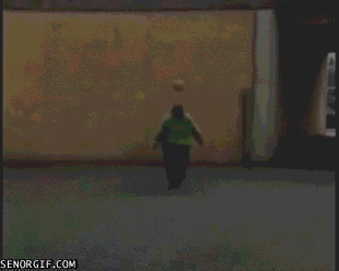 Fat People Falling Down Stairs Gif