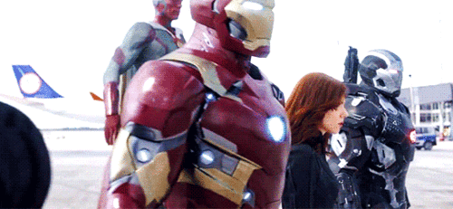 Image result for iron man gif team
